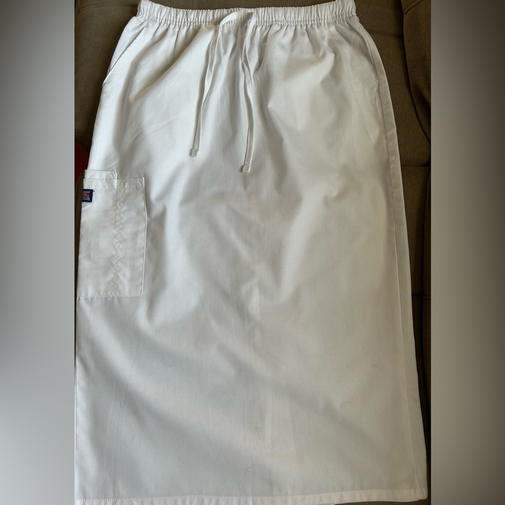 Cherokee Infinity Elastic Waistband Cargo Scrub Skirt